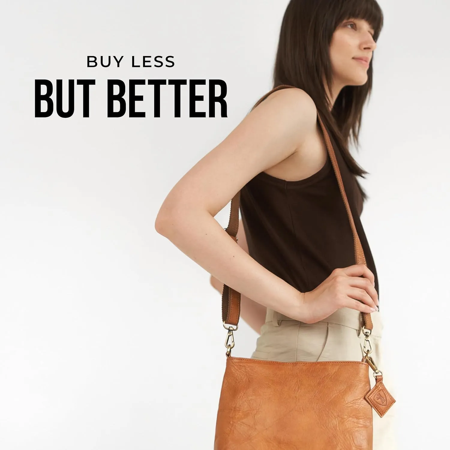 BERLINER BAGS Vintage Genuine Leather Shoulder Bag Marbella, Crossbody Purse for Women, Satchel Bag