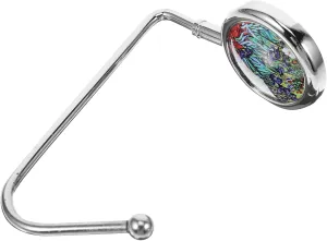 BESPORTBLE Metal Desk Bag Hook Student Purse Hanger Office Desk Hook Small Compact Bag Holder for Table