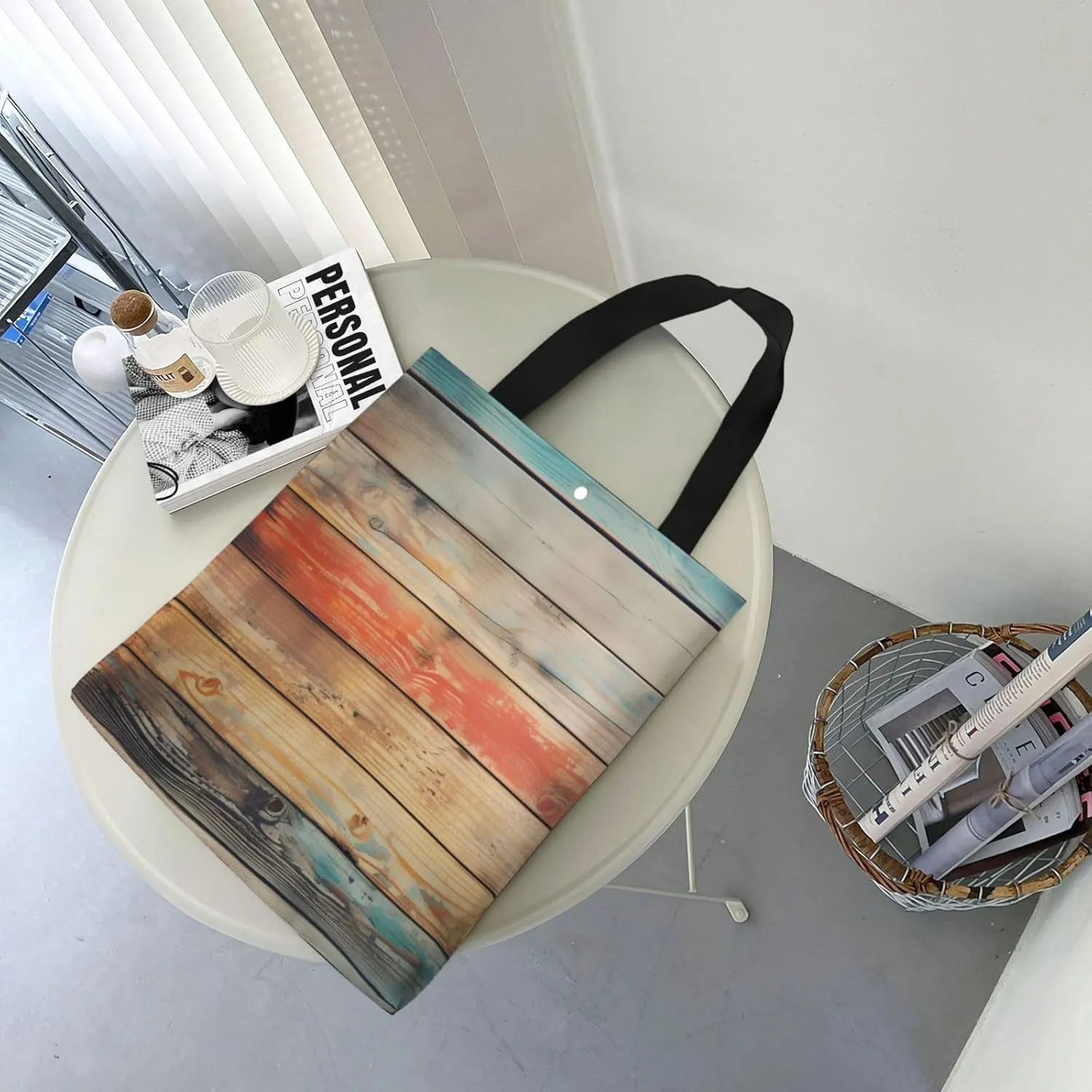 Black Flag Usa Canvas Shoulder Bag Reusable Tote Bag Soft Lightweight Cloth Bags For Women Girls Lady Casual