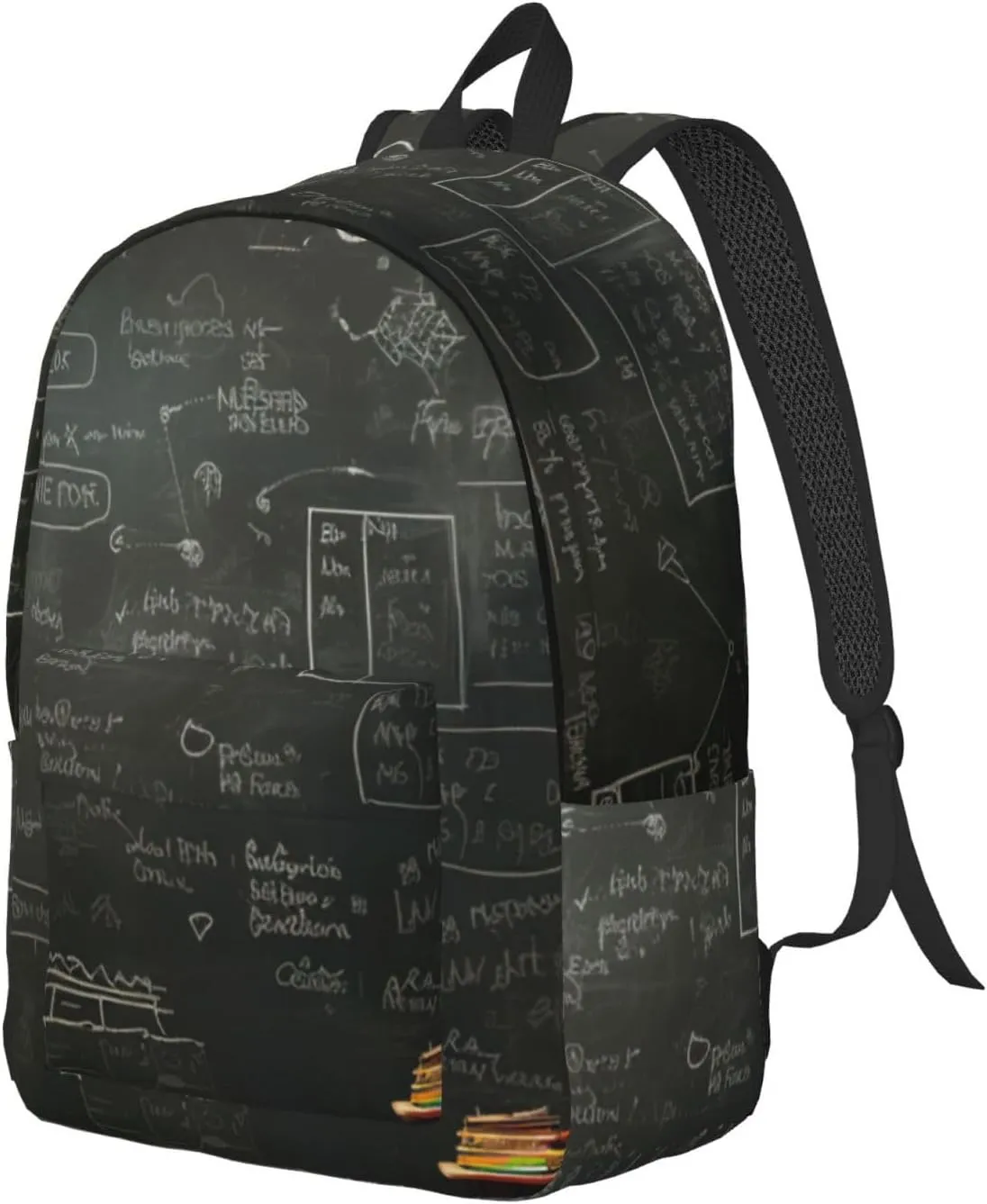 Blackboard wallpaper Canvas Casual Lightweight Duffel Bag, Fashion Duffel Bag, Unisex Travel Backpack