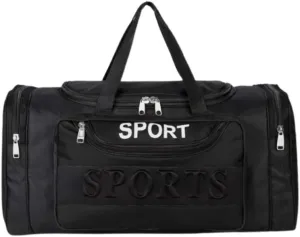 Blank Duffle Bag Duffel Bag Travel Size Sports Durable Gym Bag (black, 23 inch), Orbag2021