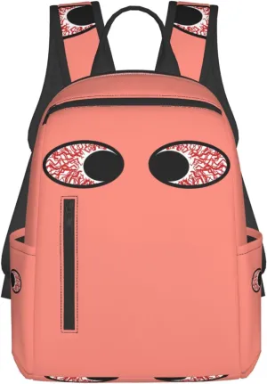 Bloodshot Eyeball Eyes To Eyes Casual Backpacks Large Capacity Laptop Backpack Sports Rucksack Travel Daypack Adjustable Shoulder Strap Work Bag for Outdoor Camping