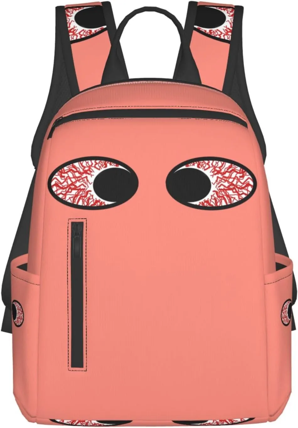 Bloodshot Eyeball Eyes To Eyes Casual Backpacks Large Capacity Laptop Backpack Sports Rucksack Travel Daypack Adjustable Shoulder Strap Work Bag for Outdoor Camping