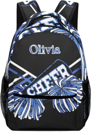 Blue Cheer Custom Text Name Unisex Daily Bag Multi-Function Casual Sport Backpack