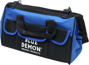 Blue Demon Welding Tool Bag, Wide mouth, Exterior and interior pockets, 6 exterior pockets, 11 interior pockets, Large interior carrying capacity