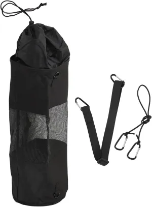 Boat Trash Bag Large Capacity Foldable Variable Buckle Boat Garbage Container, Ventilated Mesh Wear Proof Design, Oxford Cloth Material, Drawstring Closure, for Kayaks