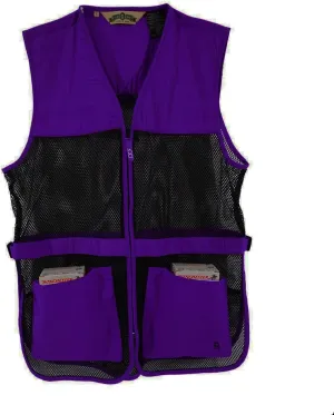 Bob Allen 245M Full Mesh Dual Pad Shooting Vest Purple 2X