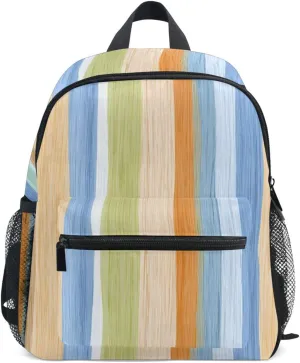 Bolaz Upgraded Backpack for School Teenagers Girls Boys-Stripe Pattern,Travel Bag with Chest Buckle and Whistle