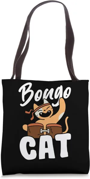 Bongo Cat Tote Bag