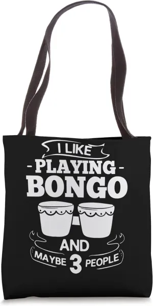 Bongo Drum Music Instrument Lesson Player Beginner Tote Bag