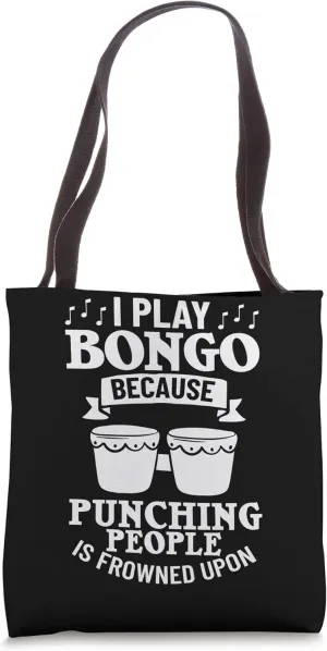 Bongo Drum Music Instrument Lesson Player Beginner Tote Bag
