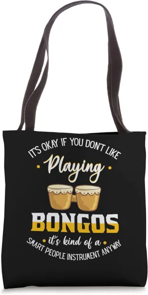Bongo Drum Music Instrument Lesson Player Beginner Tote Bag