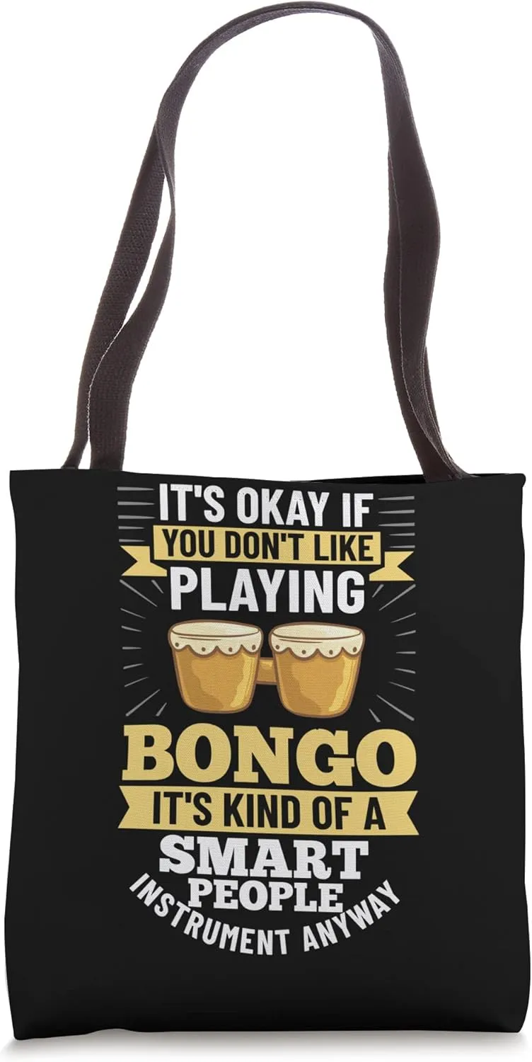 Bongo Drum Music Instrument Lesson Player Beginner Tote Bag