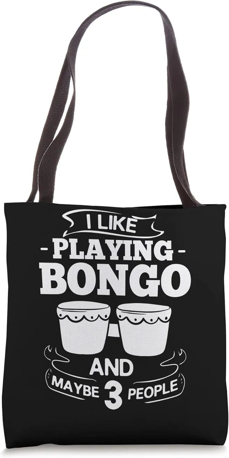 Bongo Drum Music Instrument Lesson Player Beginner Tote Bag