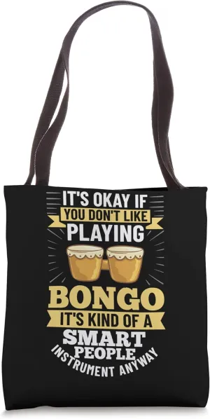 Bongo Drum Music Instrument Lesson Player Beginner Tote Bag