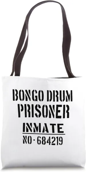 Bongo Drum Players / Prisoner Inmate Easy Halloween Costume Tote Bag