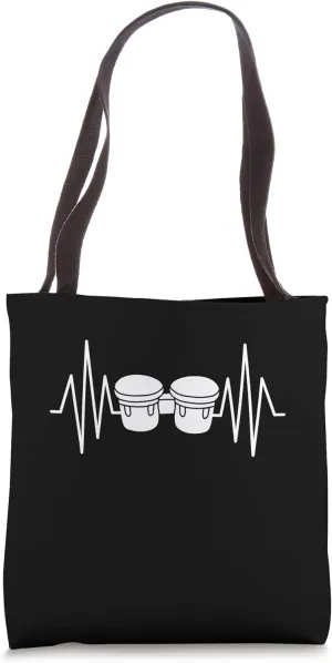Bongo Heartbeat Tote Bag