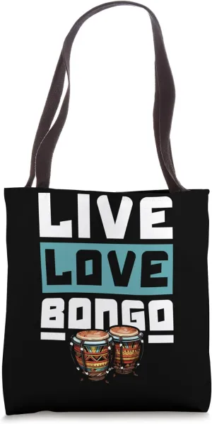 Bongo Player Instrumentalist Musical Instrument Musician Tote Bag