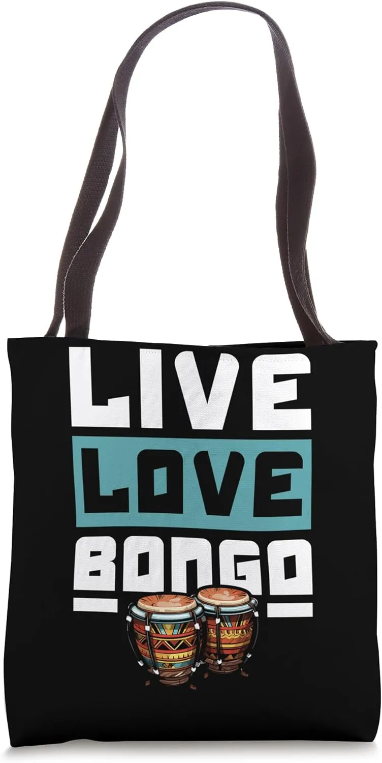 Bongo Player Instrumentalist Musical Instrument Musician Tote Bag