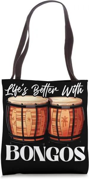 Bongo Player Instrumentalist Musical Instrument Musician Tote Bag