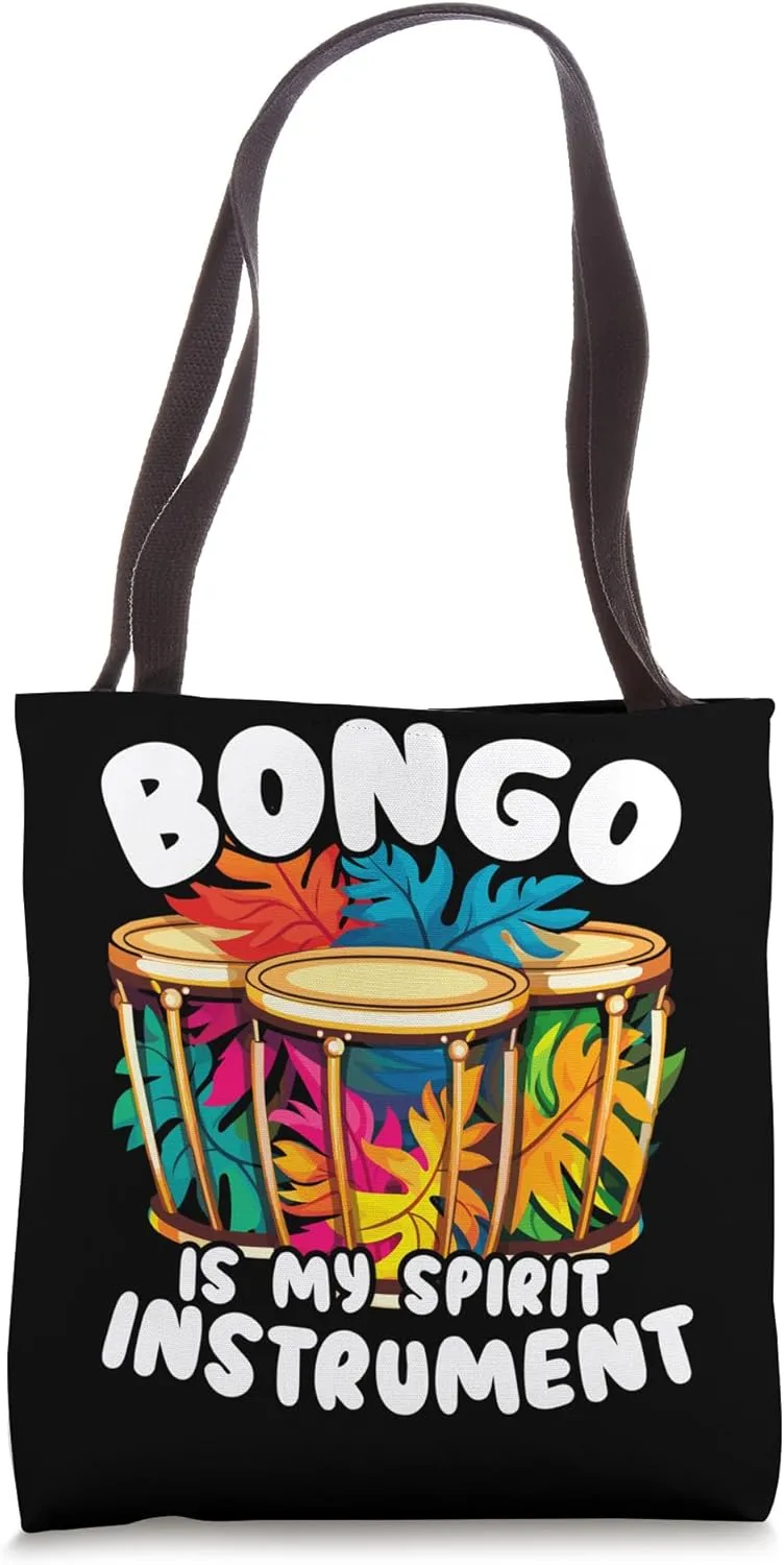 Bongo Player Instrumentalist Musical Instrument Musician Tote Bag