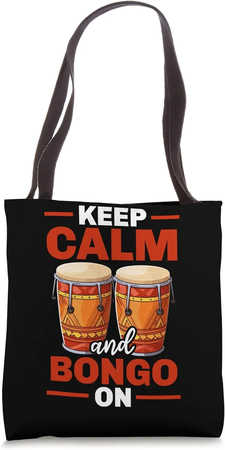 Bongo Player Instrumentalist Musical Instrument Musician Tote Bag