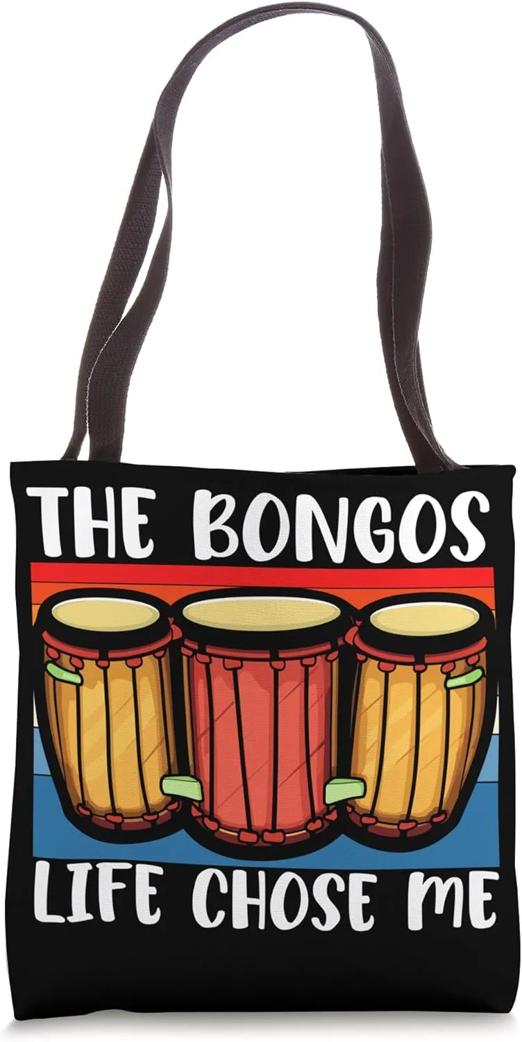 Bongo Player Instrumentalist Musical Instrument Musician Tote Bag