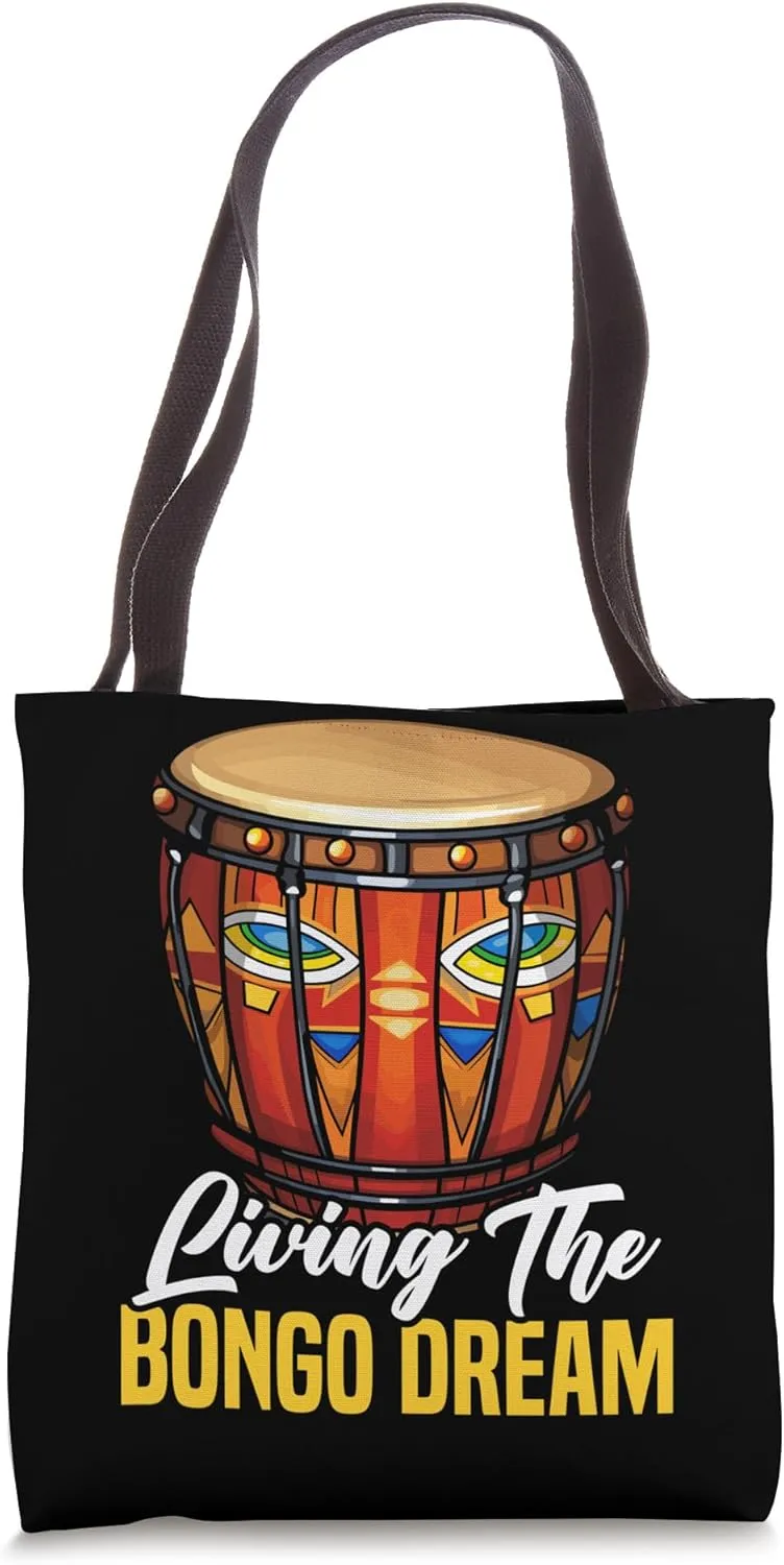Bongo Player Instrumentalist Musical Instrument Musician Tote Bag