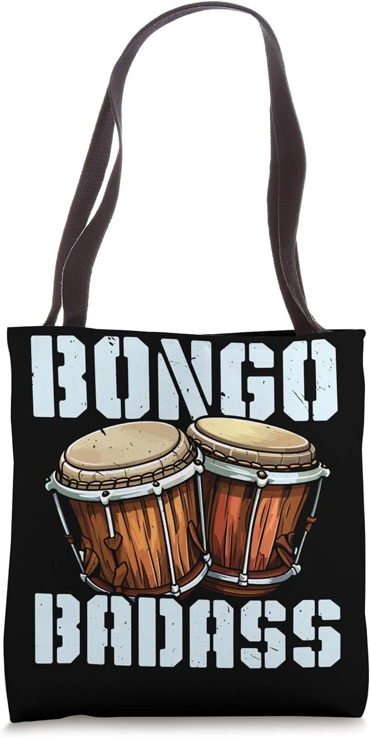 Bongo Player Instrumentalist Musical Instrument Musician Tote Bag