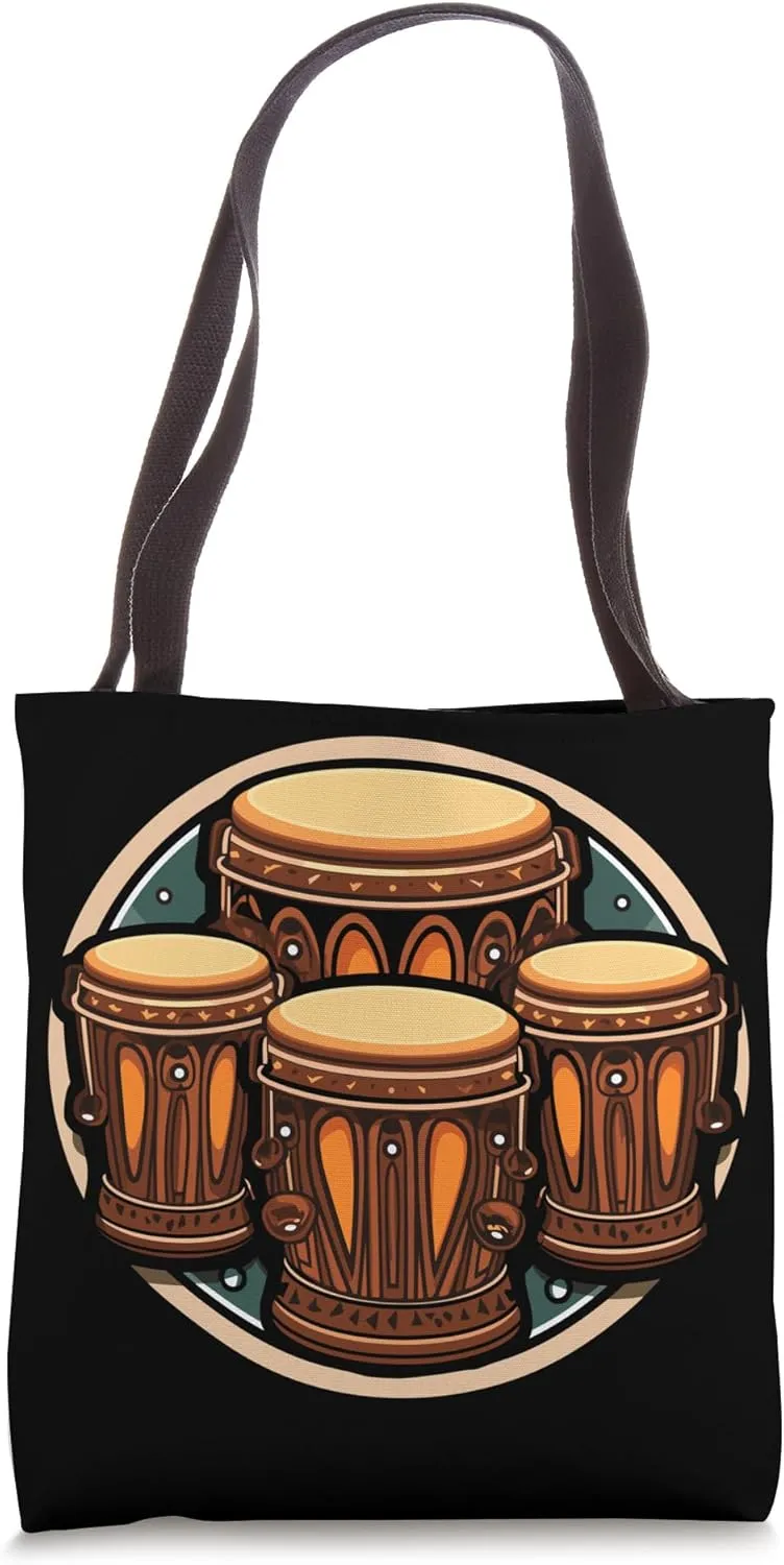 Bongo Player Instrumentalist Musical Instrument Musician Tote Bag