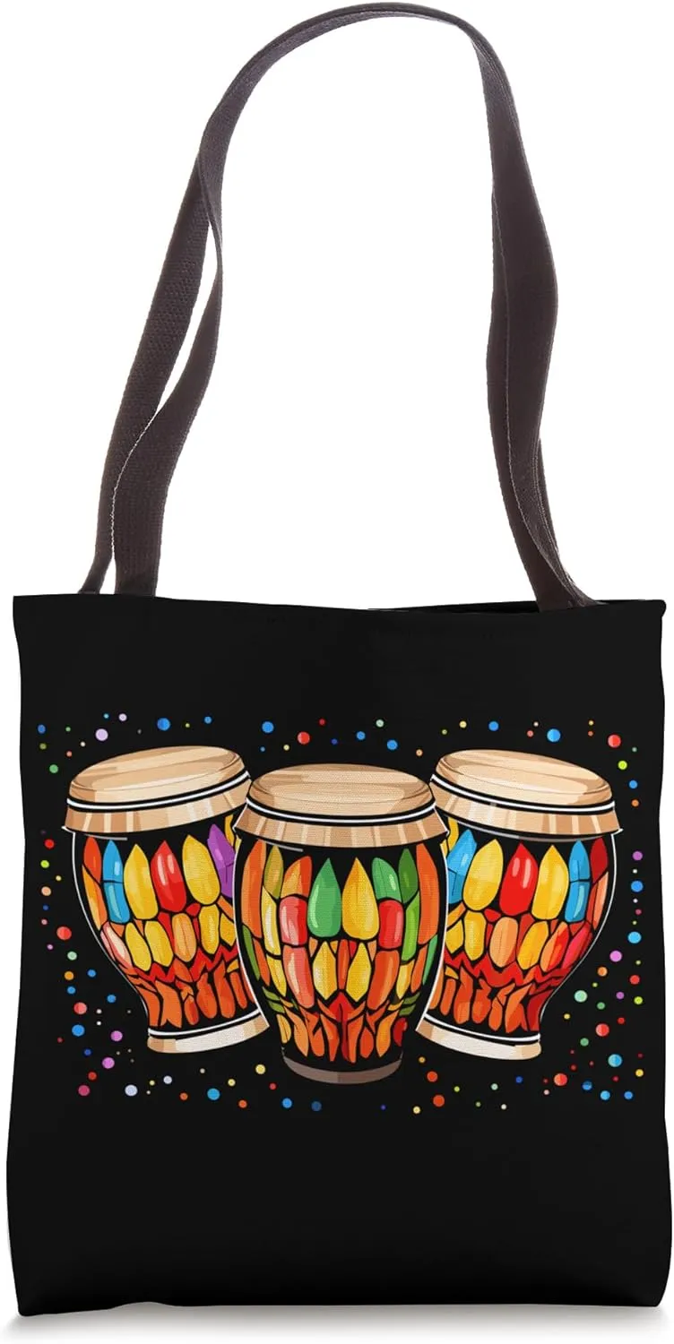 Bongo Player Instrumentalist Musical Instrument Musician Tote Bag