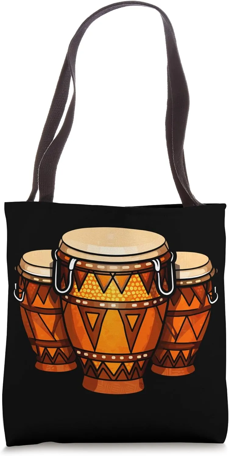 Bongo Player Instrumentalist Musical Instrument Musician Tote Bag