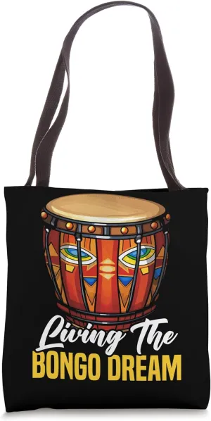 Bongo Player Instrumentalist Musical Instrument Musician Tote Bag