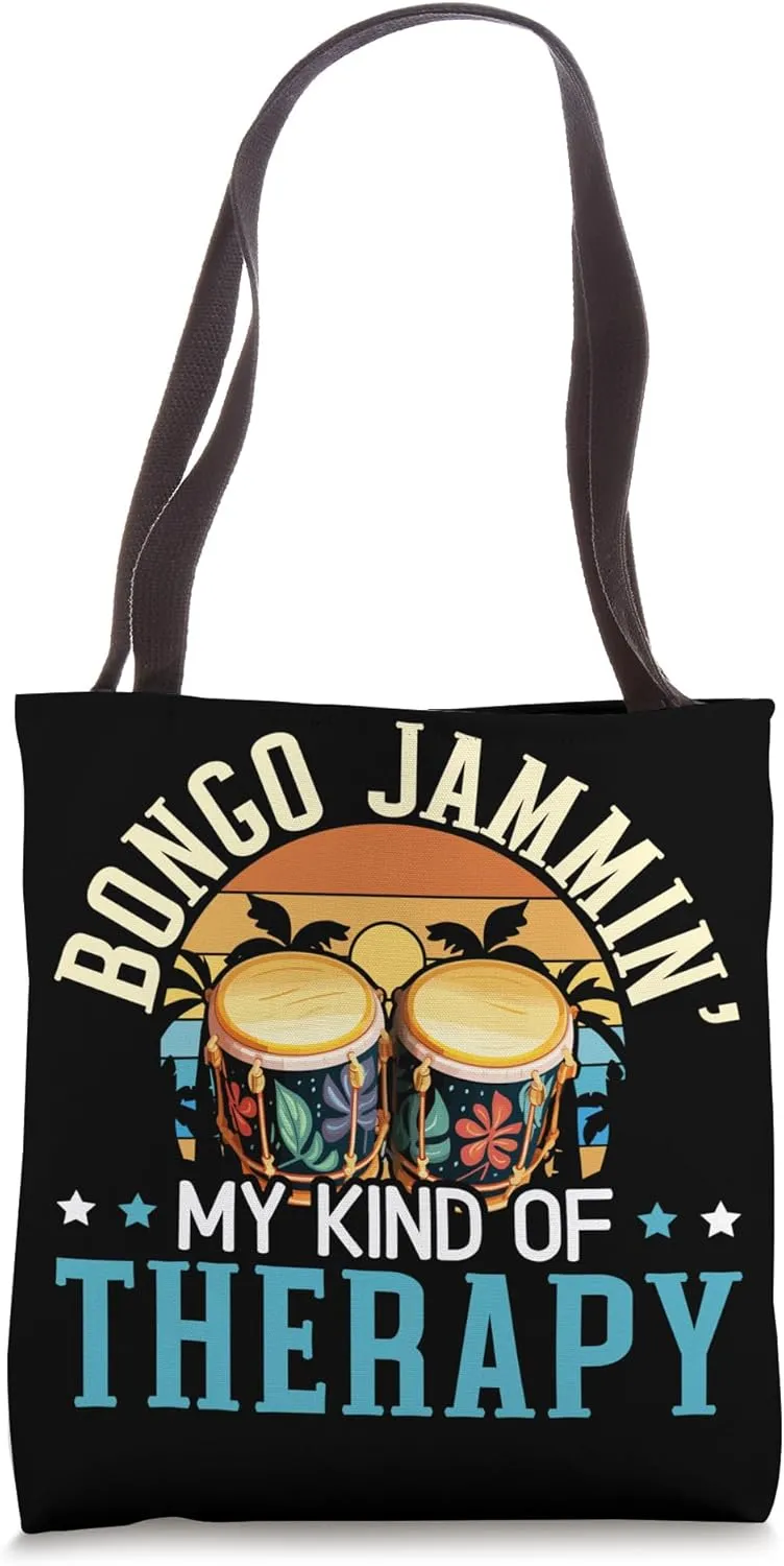 Bongo Player Instrumentalist Musical Instrument Musician Tote Bag
