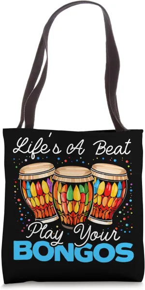 Bongo Player Instrumentalist Musical Instrument Musician Tote Bag
