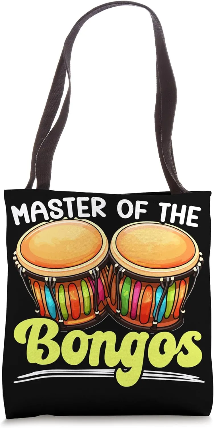 Bongo Player Instrumentalist Musical Instrument Musician Tote Bag