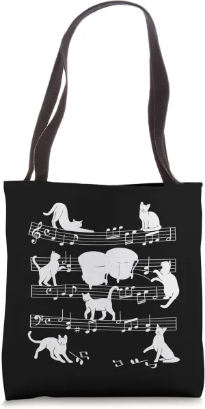 Bongosero Cats for Cat loving Bongo Drum player Tote Bag