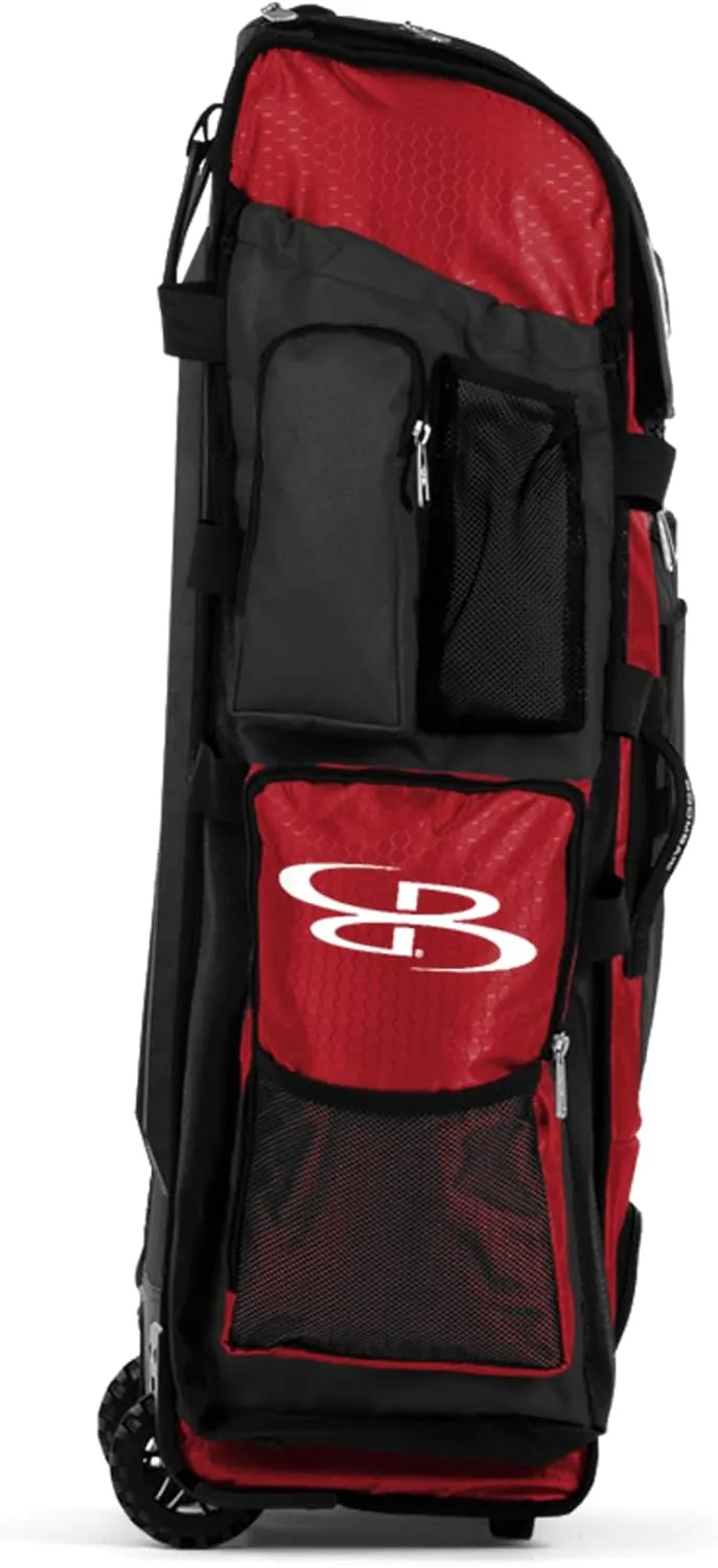 Boombah Superpack XL Rolling Bat Bag - 36" x 16" x 23.5" - Multiple Colors - Wheeled Version