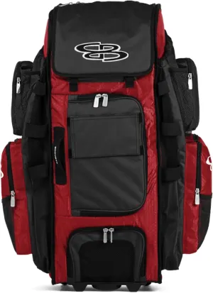 Boombah Superpack XL Rolling Bat Bag - 36" x 16" x 23.5" - Multiple Colors - Wheeled Version