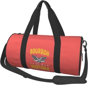 Bourbon Is A Vegetable 51% Corn By Law Duffel Bag Gym Bag Travel Sports Tote Large Foldable Beach Swim Yoga6