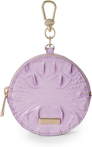 BRAHMIN Circle Coin Purse - Gentle Lavender Melbourne