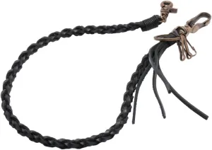 Braided Genuine leather wallet chain Biker Punk Key chains