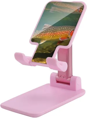 Brook Trout Fly Fishing Foldable Phone Holder, Available for All Smartphones
