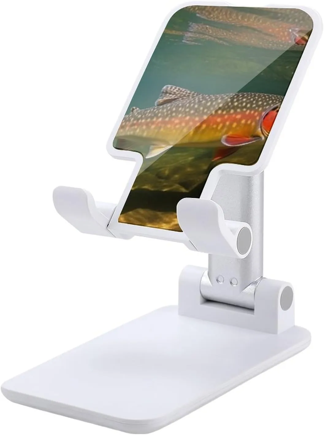Brook Trout Fly Fishing Foldable Phone Holder, Available for All Smartphones