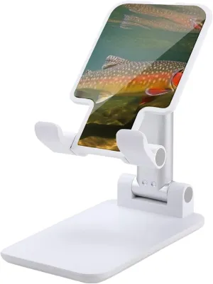 Brook Trout Fly Fishing Foldable Phone Holder, Available for All Smartphones