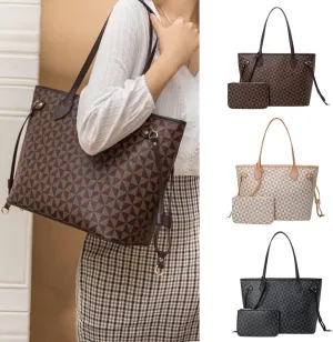 BTYAW Handbags for Women Designer Fashion Purses Top Handle Satchel Shoulder Bags 2pcs with Small Wallet