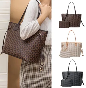 BTYAW Handbags for Women Designer Fashion Purses Top Handle Satchel Shoulder Bags 2pcs with Small Wallet