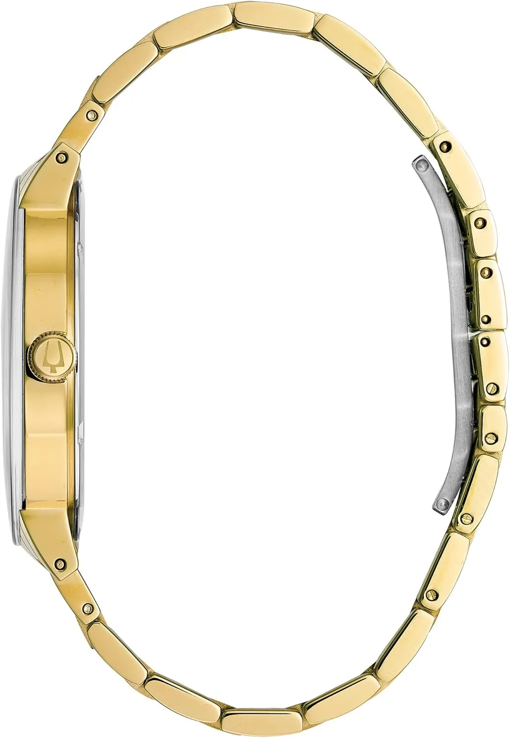 Bulova Men's 3-Hand Quartz Watch with Diamond Dial and Edge to Edge Crystal