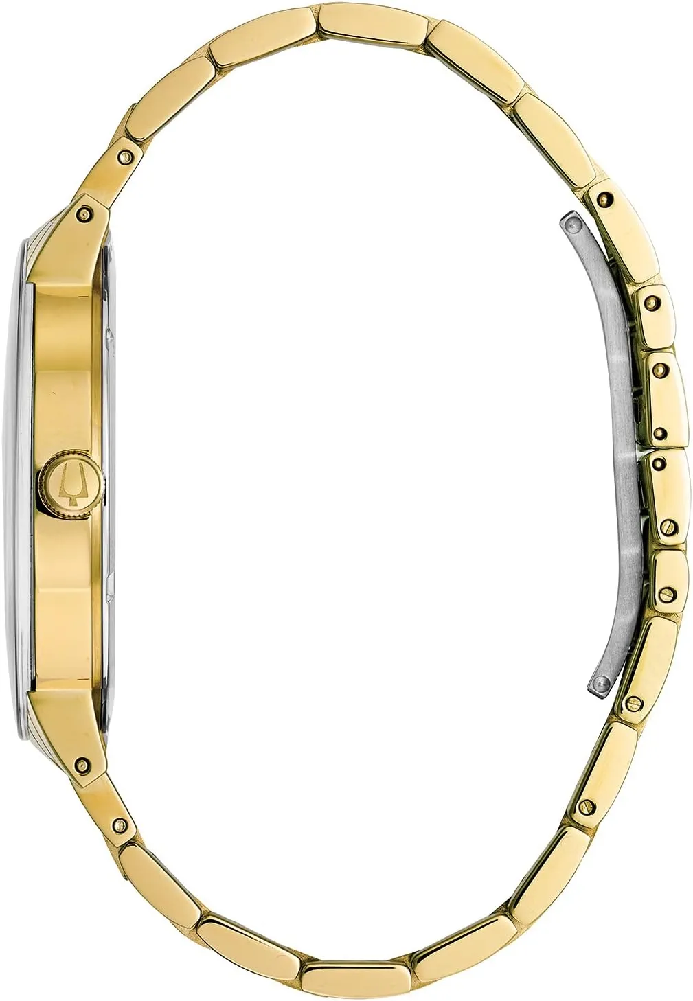 Bulova Men's 3-Hand Quartz Watch with Diamond Dial and Edge to Edge Crystal