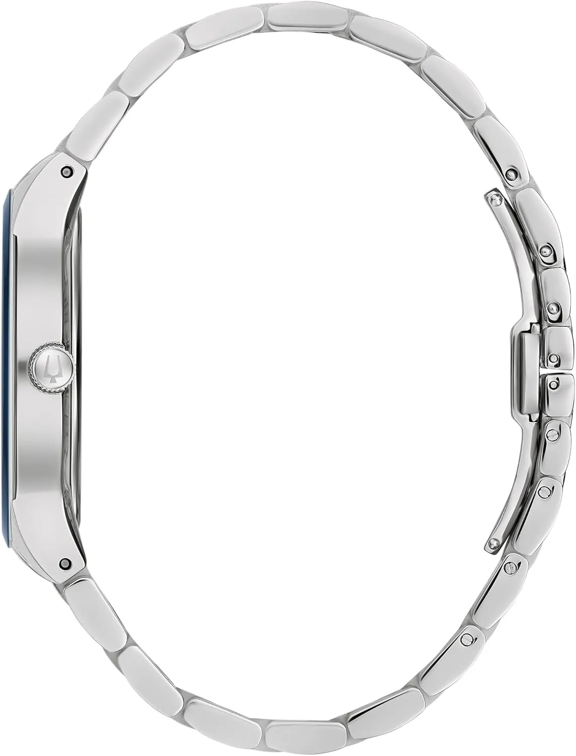 Bulova Men's Multi-Function 3-Hand Quartz Watch with Diamond Dial, Edge to Edge Crystal